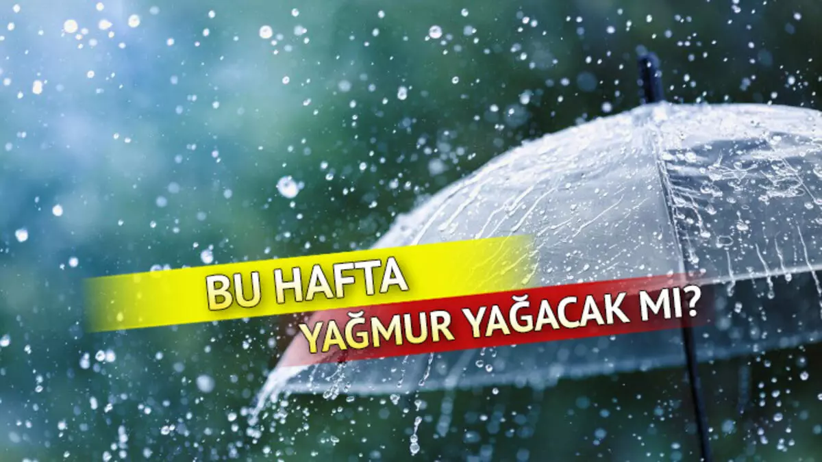 Hava Durumu Yağışlı! Bu İllere Sağanak Yağış Geliyor.. 1- 5 Eylül Hava Durumu...