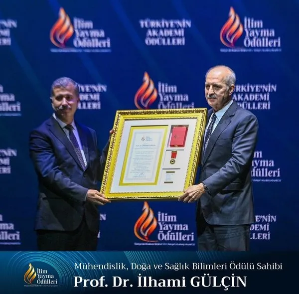İlhami Gülçin Kimdir? Mühendislik, Doğa ve Sağlık Bilimleri Ödülü..