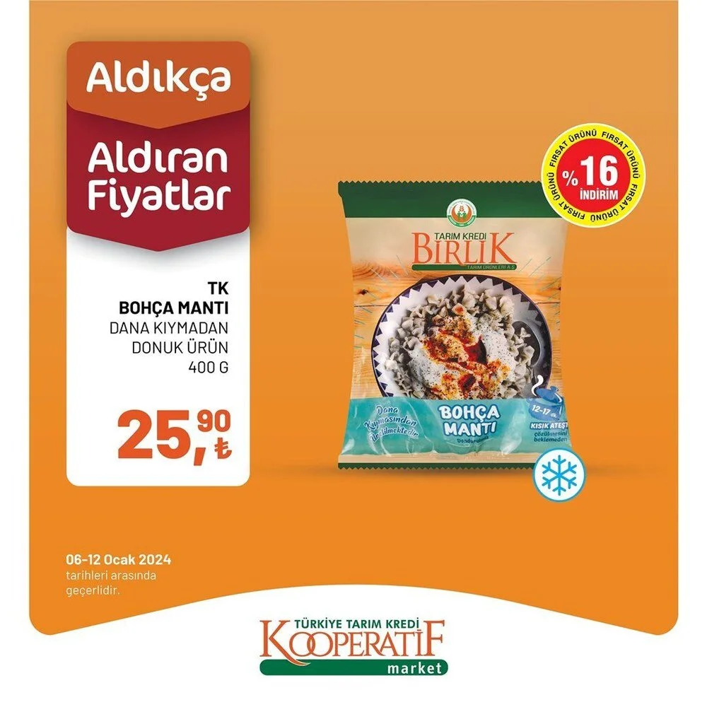 Tarım Kredi Kooperatif Market Ocak Indirimleri 10