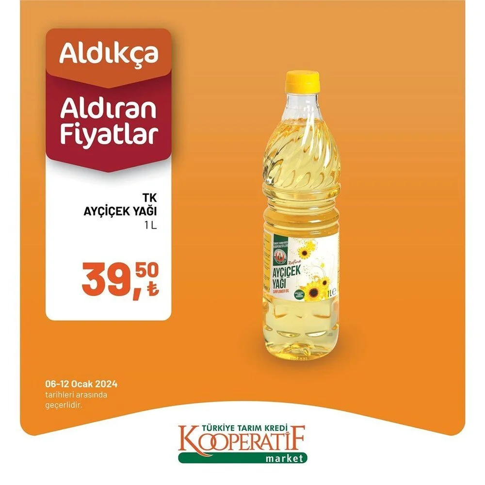 Tarım Kredi Kooperatif Market Ocak Indirimleri 12