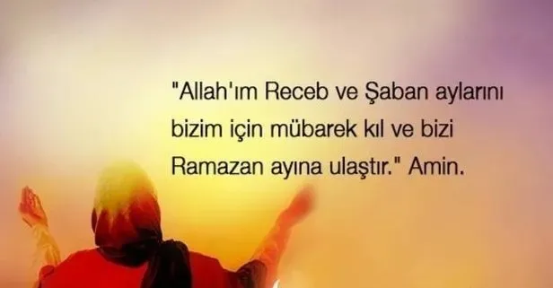 Üç Aylar Mesajları 2024 Recep Şaban Ramazan Ayı Sözleri 1