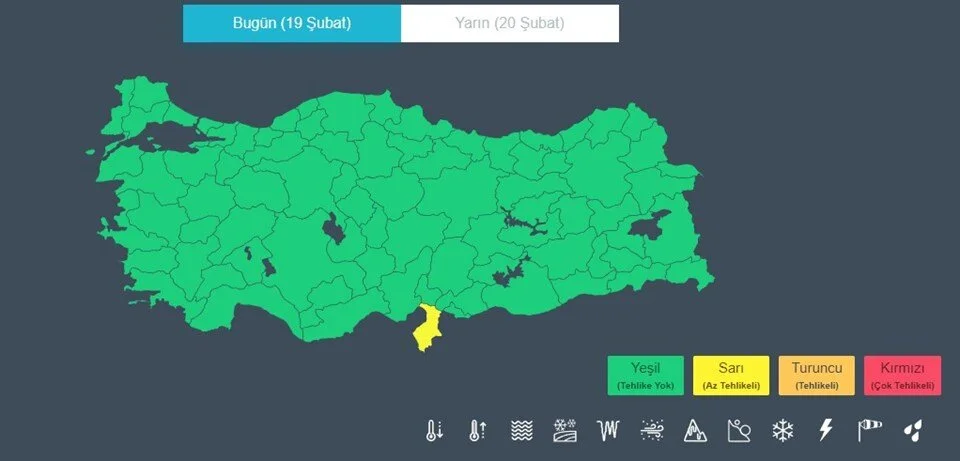 Yagıslar Azalacak Sıcaklıklar Artacak Meteoroloji Yeni Raporunu Yayınladı 19Subat2024 1