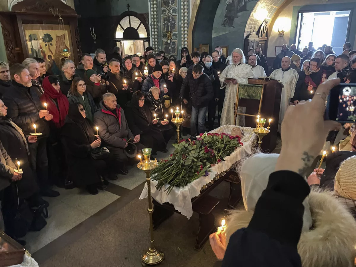 Rus Muhalif Lider Navalny Moskovadaki Torenle Defnedildi 1Mart2024 3