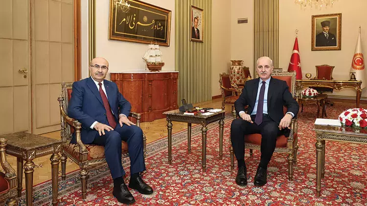 TBMM Başkanı Kurtulmuş, Emniyet Genel Müdürü Demirtaş'ı kabul etti!